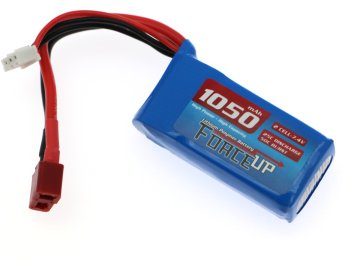 7.4V Lipo Pil 1050mAh - Slim