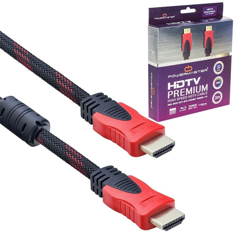 HDMI Kablo 3 Metre Örgülü Tip