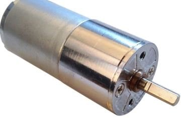 12V 10Rpm 25mm Redüktörlü Dc Motor