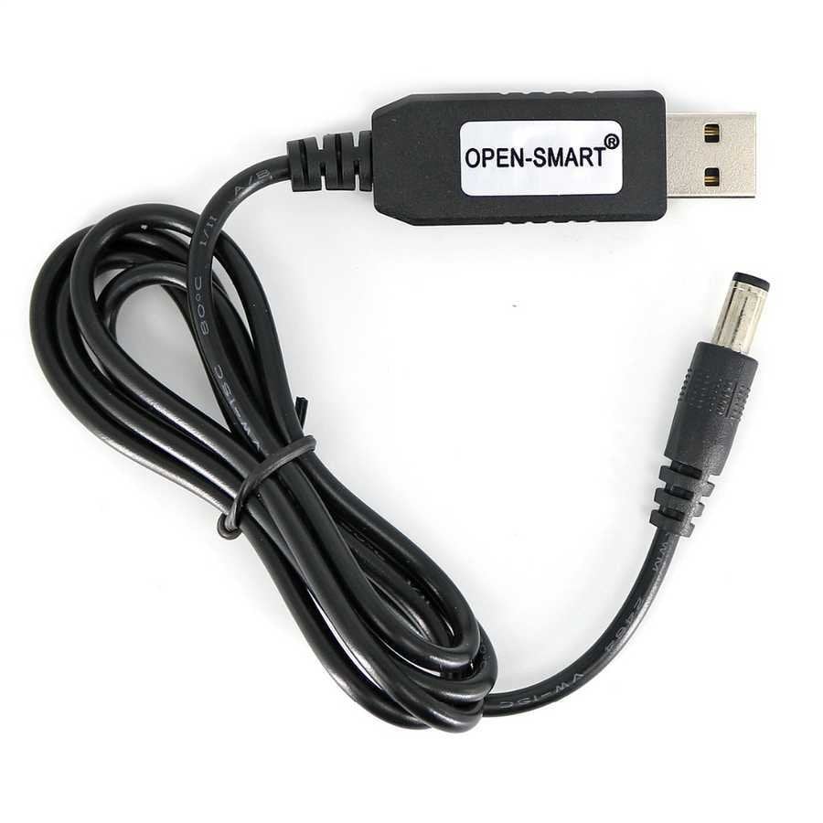 USB-Barrel Jack Voltaj Yükseltici Giriş 5V, Çıkış 12V