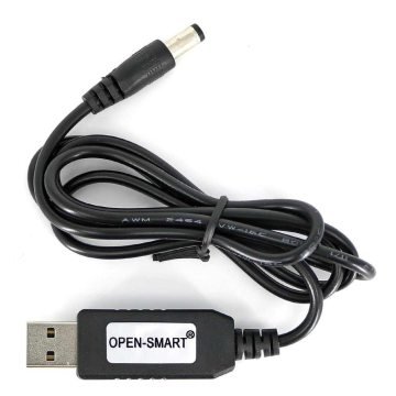 USB-Barrel Jack Voltaj Yükseltici Giriş 5V, Çıkış 9V