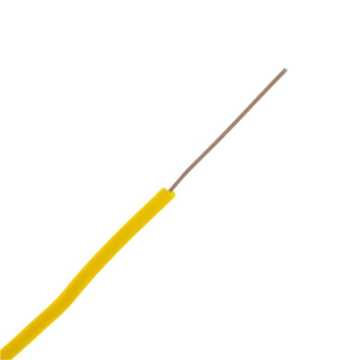 Montaj Kablosu Rulosu - 22AWG 15 Metre Tek Damar Sarı