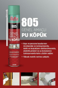Akfix 805 PU Pipetli Köpük 750 ml