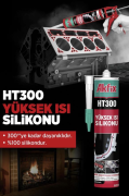 Akfix HT300 RTV Yüksek Isı Kırmızı Silikon 280 ml
