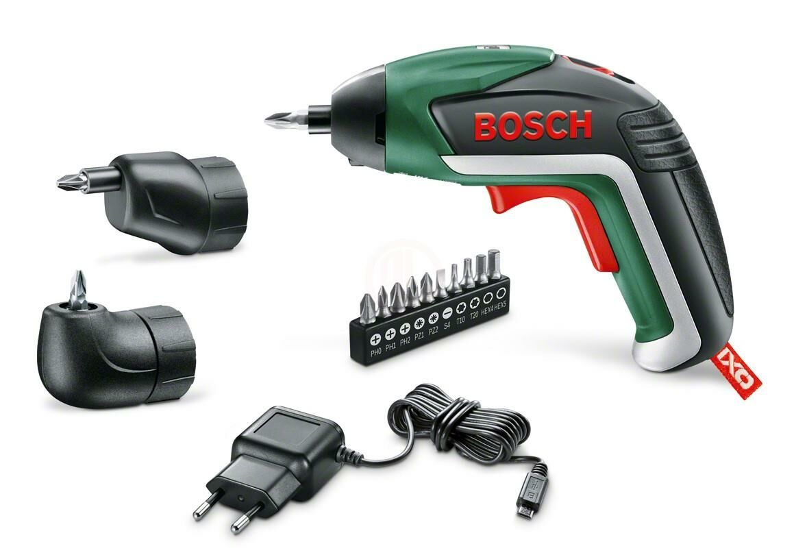 Bosch Ixo V + Köşe Mandreni  + Eksantrik Mandren Adaptör Şarjlı Akülü Vidalama