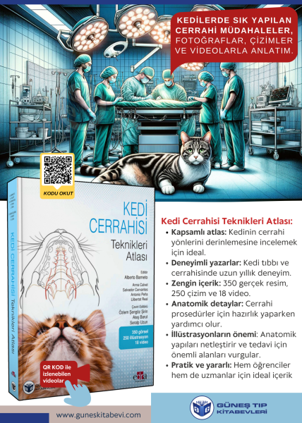 Kedi Cerrahisi Teknikleri Atlası ve QR Videolar