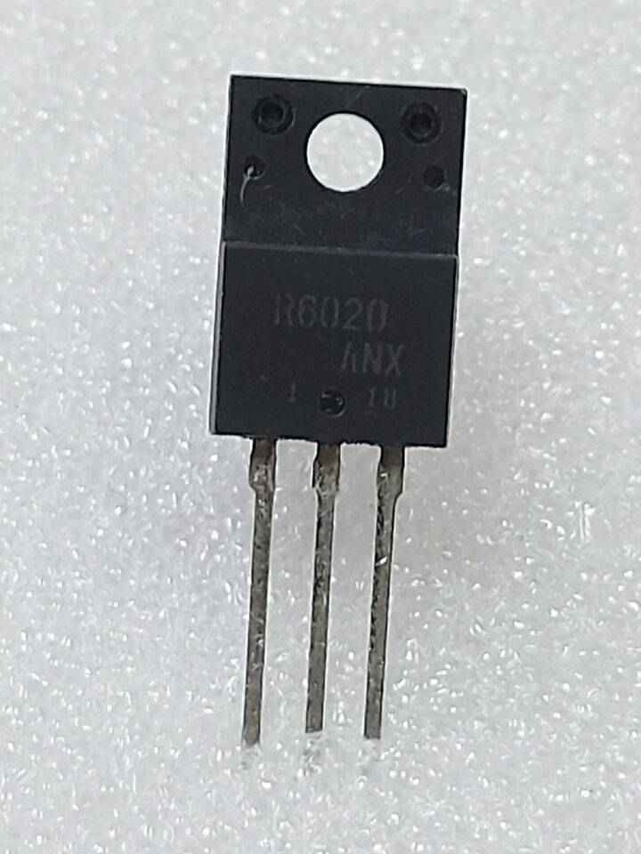 R6020ANX   20A 600V TO220FP    N-CH  MOSFET