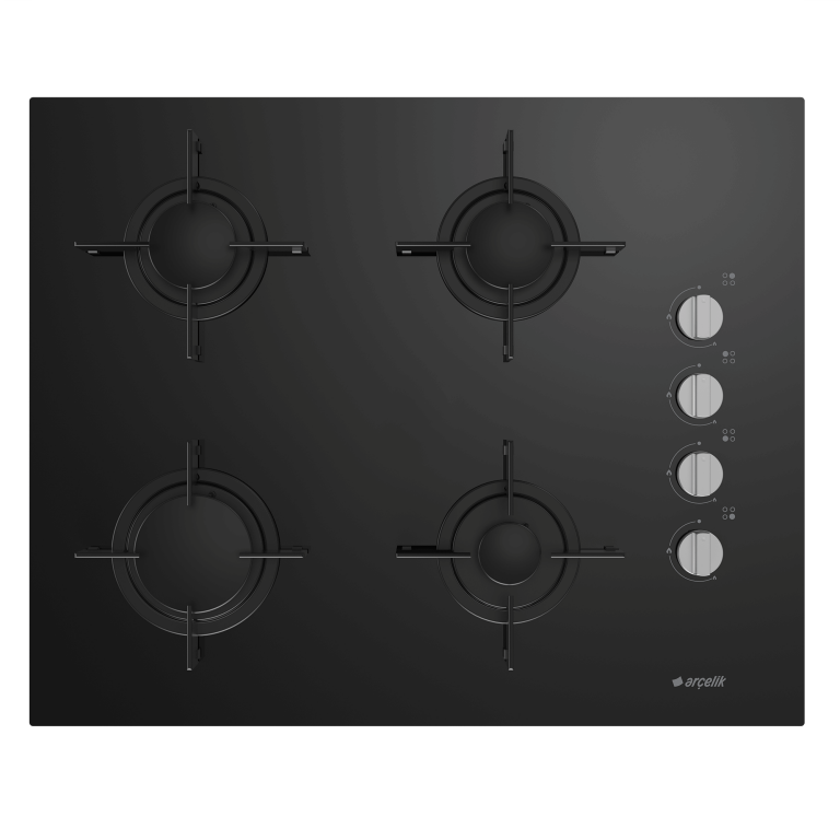 Arçelik OCD 607 5 ES Siyah Cam Ankastre Ocak