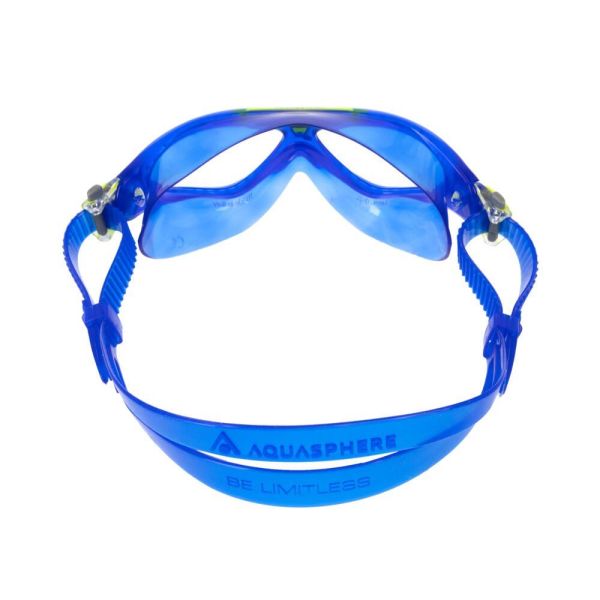 Aquasphere Vista Junior Şeffaf Cam - Lacivert/Sarı Yüzücü