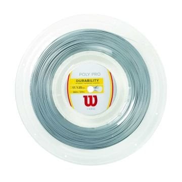 Wilson Poly Pro Silver 1.25 200M Rulo Kordaj WRZ904700
