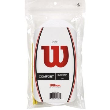 Wilson Pro Comfort 30'lu Tenis Gribi Beyaz WRZ4017WH