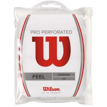 Wilson Pro Perforated 12'li Tenis Gribi Beyaz wrz4006wh