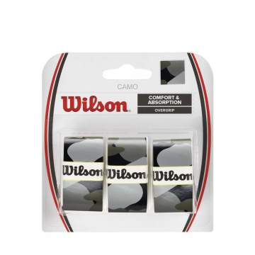 Wilson Pro Comfort Camo Siyah 3'lü Tenis Gribi WRZ470830