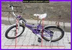 2. el Bravo 20 jant cant vitessiz çocuk bisikleti bisiklet jantlarda hafif küf var bakımları yapıldı sorunsuz
