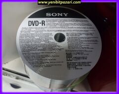 toptan Sony Dvd -R 16X 50'Li Spindle optik medya boş dvd 10 paket toplam 500 adet