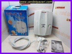 10 adet sıfır JUMBO DELUX 7500W elektrikli şohben şofben banyo ani su ısıtıcı düşük barda çalışma özelliği