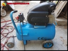 kiralık satılık Galilee TA 20-40 Kompresör 40 Lt. - 2 Hp 10 metre hortum ve 2.el boya tabancası var