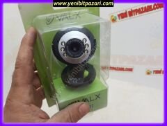 toptan perakende valx c-102 usb webcam web kamera 8mp led ışıklı usb camera tak çalıştır eba zoom için mikrofonlu 10 adet