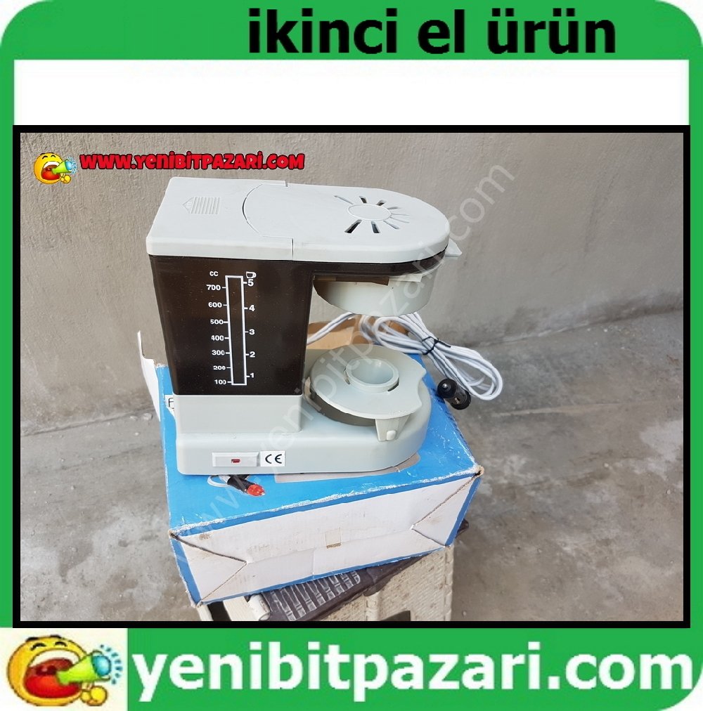 12 volt araç için çay makinesi katıl çay makinesi  cam sürahisi yoktur