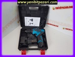 satılık kiralık mager MGR1020DRS çift akülü şarjlı şarzlı matkap vidalama 12V 1.5A ( üzerinde 20v yazmaktadır 20 volt değildir )