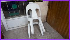 2. el siesta pilastik beyaz sandalye (renkte solma var ) sorunsuz durumdadır 1adet