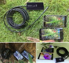 Kablosuz Wifi wireless Kutusu görüntü video aktarıcı şarzlı endeskop kamera yılan kamera için android ios yılan camera  Borescope Boru