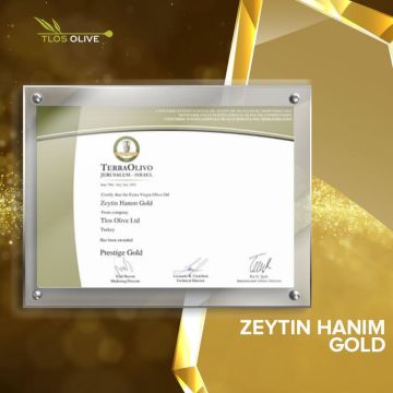Zeytin Hanım Gold Sarımsak Çeşnili Soğuk Sıkım Natürel Sızma Zeytinyağı 250 ml