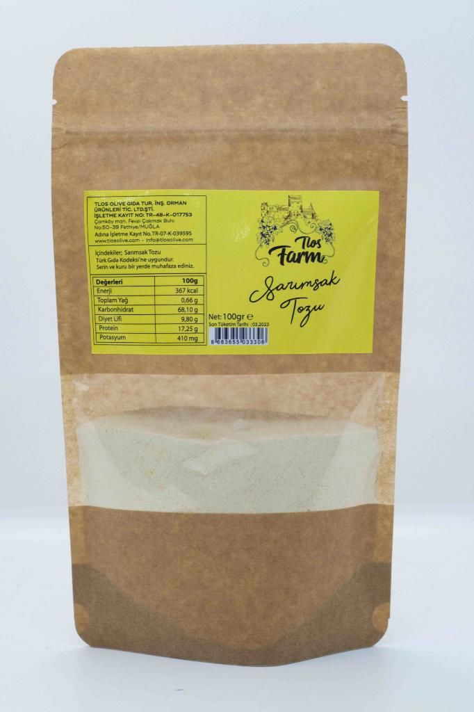 Tlos Farm Sarımsak Tozu 100 gr