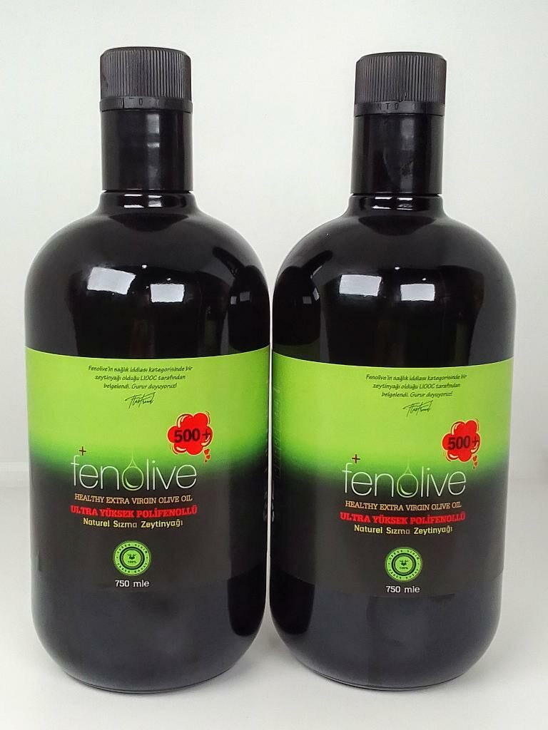 2'li Fenolive (500+) / 750 ml Ultra Yüksek Polifenollü Zeytinyağı