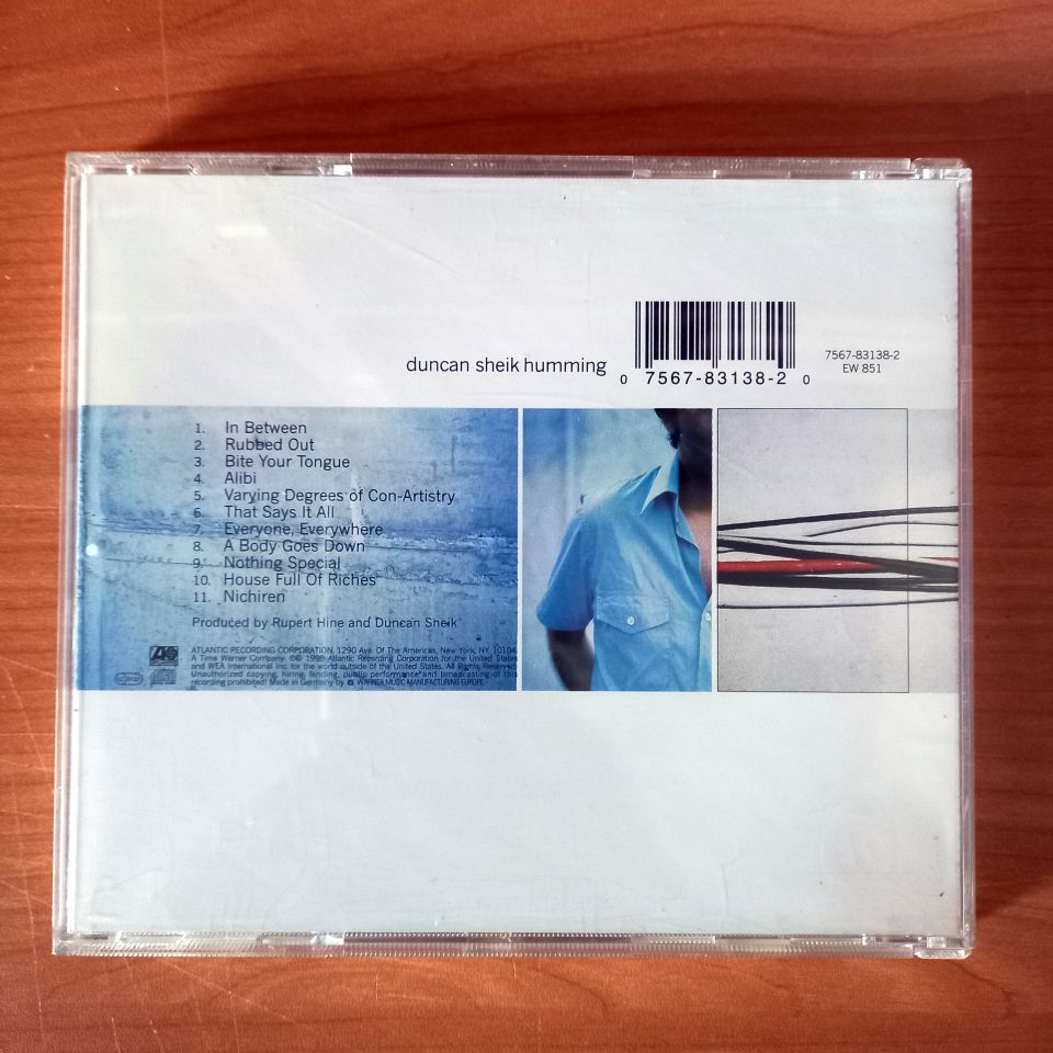 DUNCAN SHEIK – HUMMING (1998) - CD 2.EL
