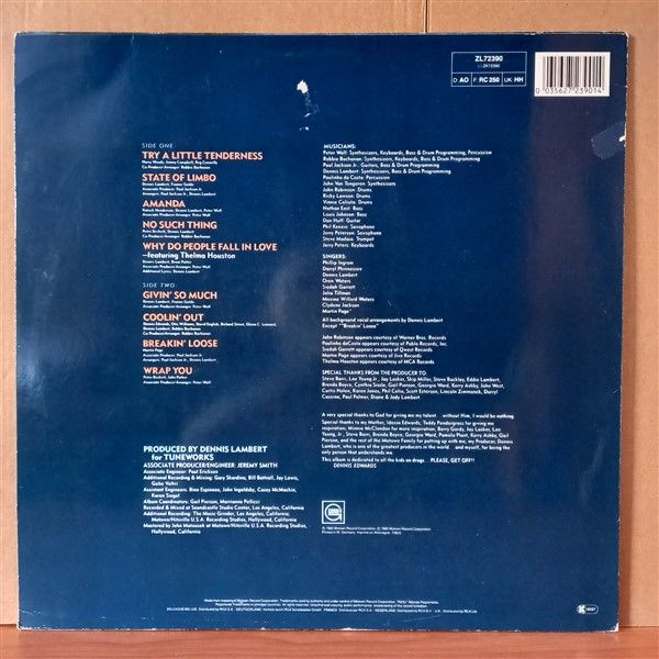 DENNIS EDWARDS – COOLIN' OUT (1985) - LP 2.EL PLAK