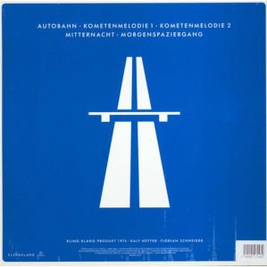 KRAFTWERK – AUTOBAHN (1974) - LP 2020 REISSUE SPECIAL EDITION BLUE COLORED VINYL SIFIR PLAK