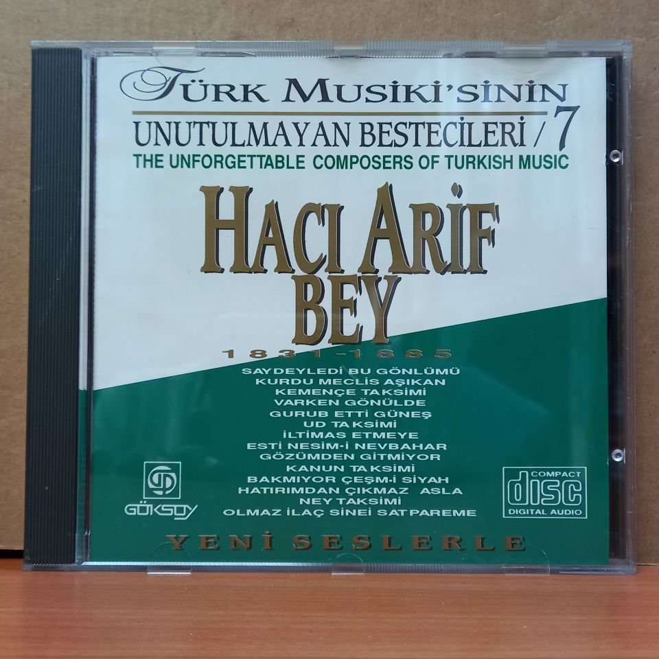 TÜRK MUSİKİ'SİNİN UNUTULMAYAN BESTECİLERİ 7 / HACI ARİF BEY (1993) - CD 2.EL