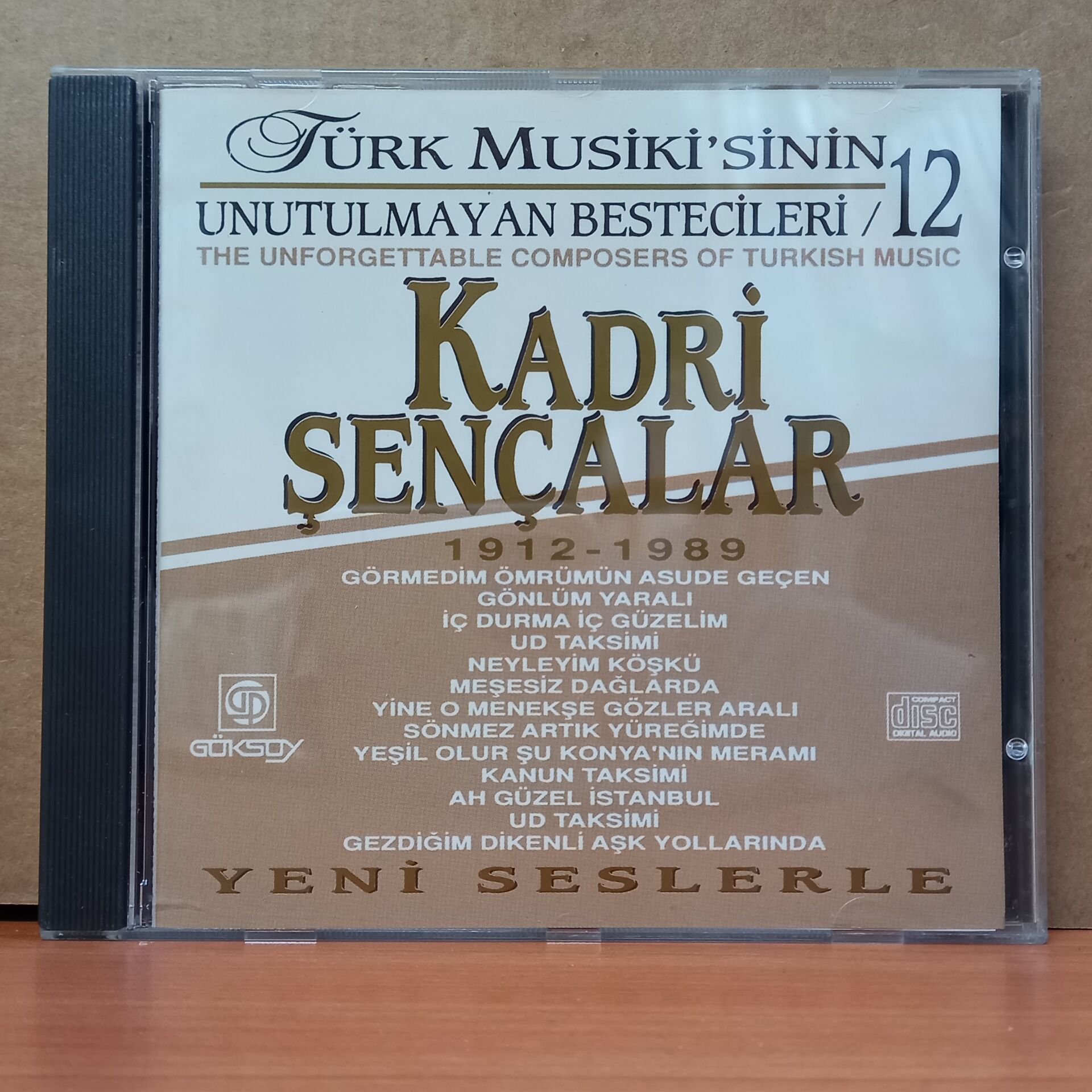 TÜRK MUSİKİ'SİNİN UNUTULMAYAN BESTECİLERİ 12 / KADRİ ŞENÇALAR (1994) - CD 2.EL