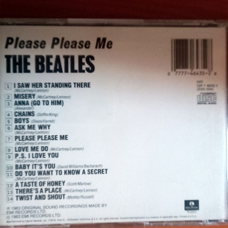 THE BEATLES – PLEASE PLEASE ME (1963) - CD 2.EL