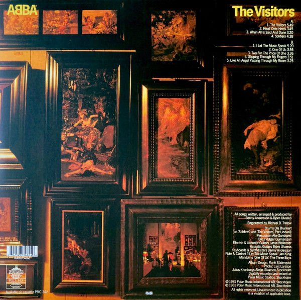 ABBA - THE VISITORS (1981) - LP YENİ BASIM 180GR 2011 EDITION  LP SIFIR