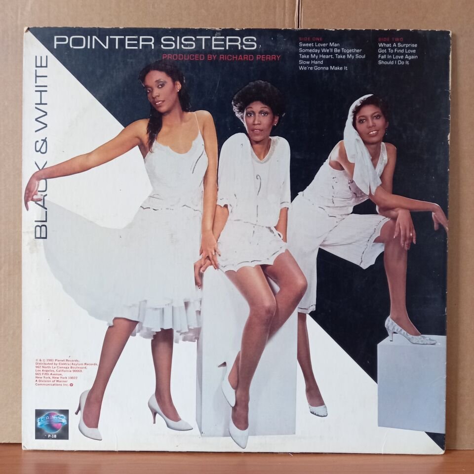 POINTER SISTERS – BLACK & WHITE (1981) - LP 2.EL PLAK