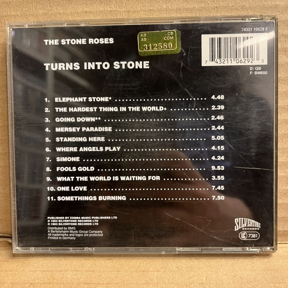 THE STONE ROSES – TURNS INTO STONE (1992) - CD 2.EL