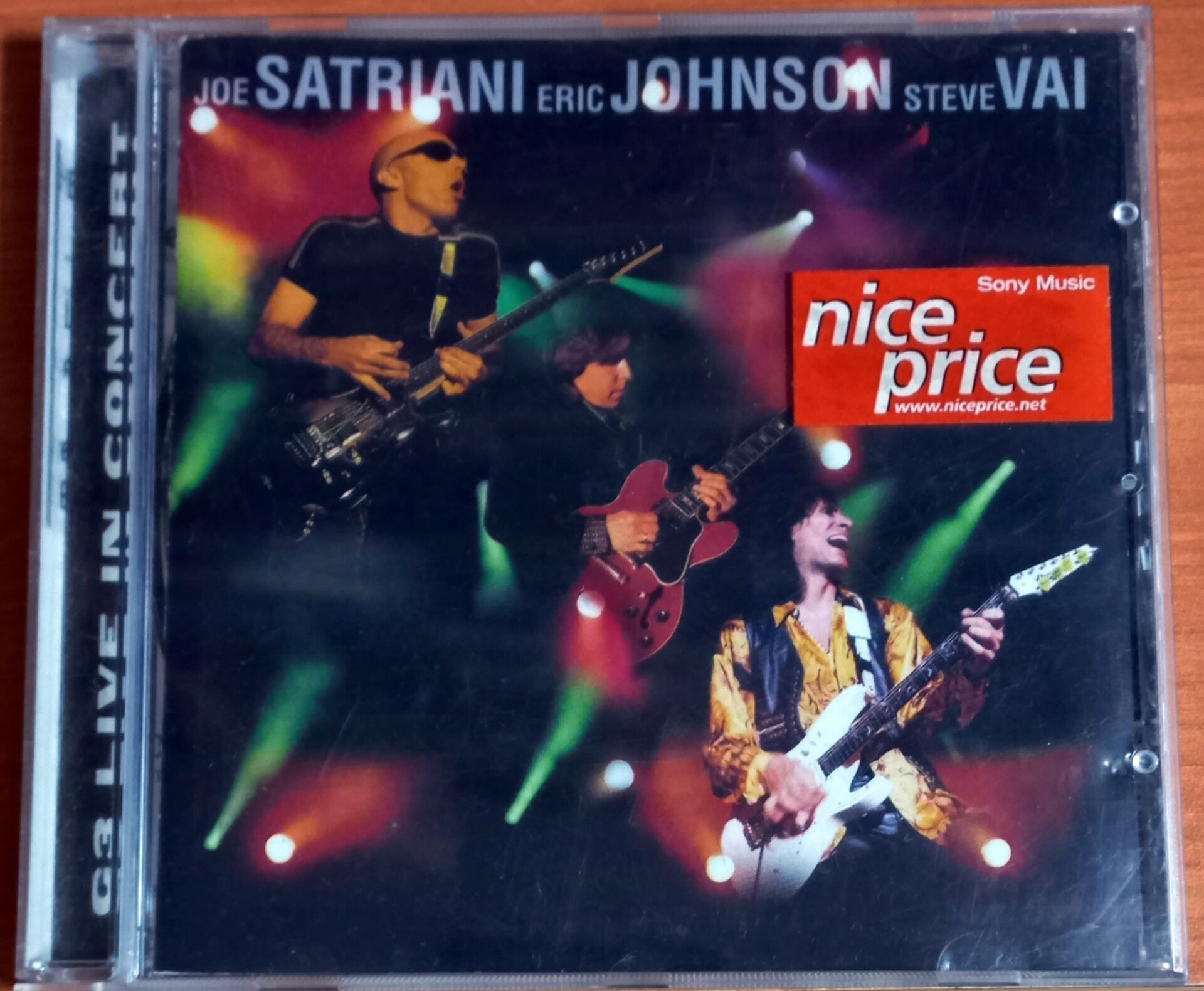 JOE SATRIANI / ERIC JOHNSON / STEVE VAI – G3 LIVE IN CONCERT (1997) CD 2.EL