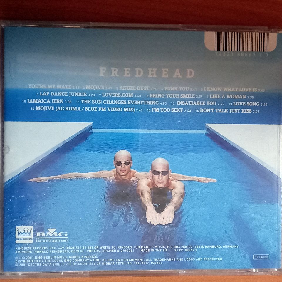 RIGHT SAID FRED – FREDHEAD (2001) - CD 2.EL