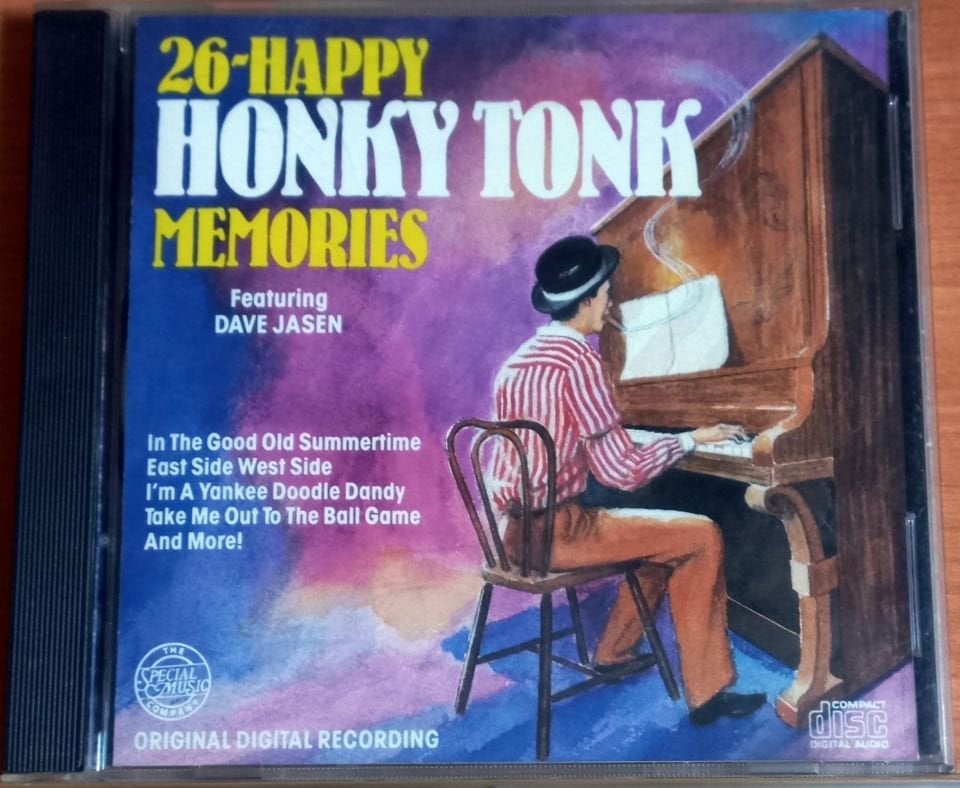 DAVID A. JASEN – 26 HAPPY HONKY TONK MEMORIES (1987) - CD 2.EL