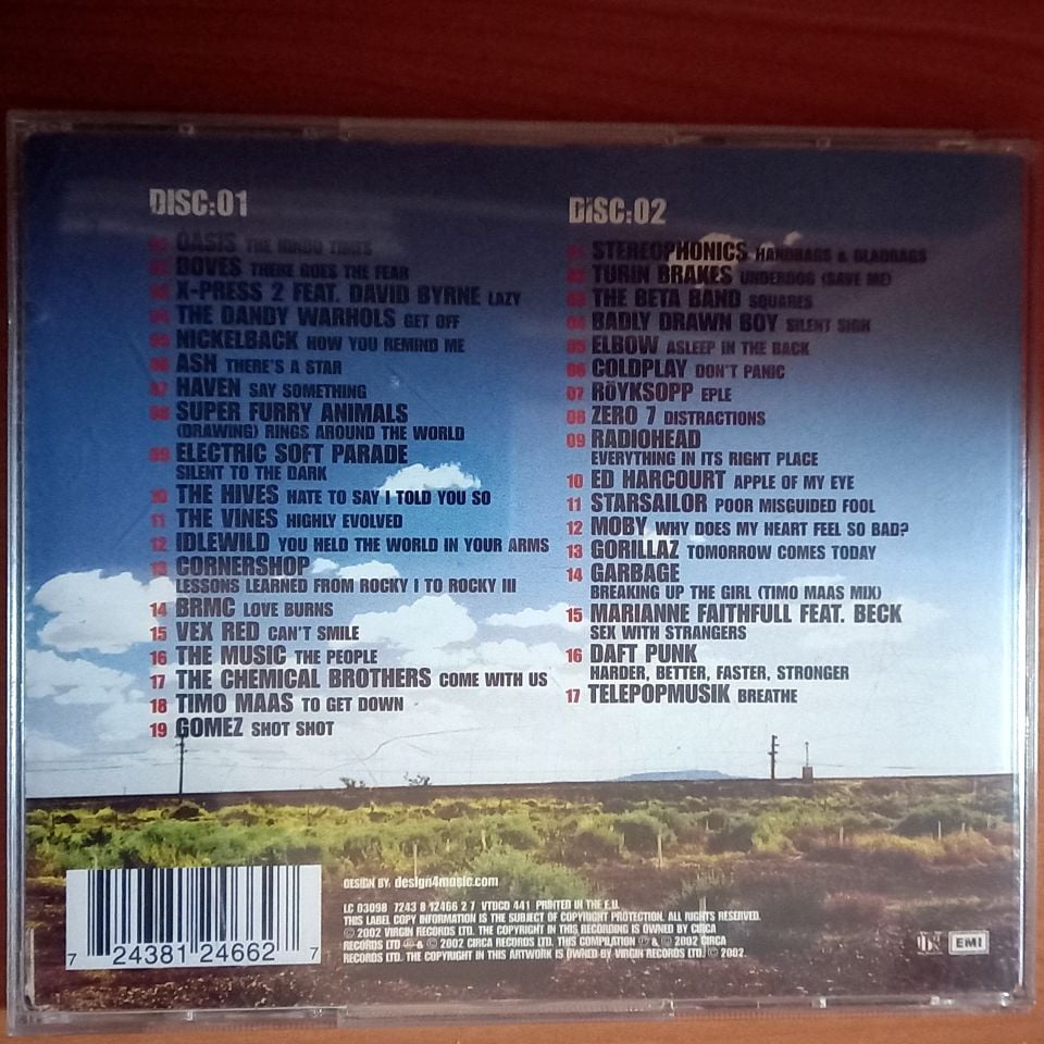THE ALBUM - OASIS, NICKELBACK, THE DANDY WARHOLS, THE HIVES, COLDPLAY (2002) - 2CD 2.EL