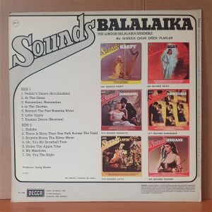 SOUNDS BALALAIKA / FEAT. THE SOUND OF THE LONDON BALALAIKA ENSEMBLE - LP YERLİ BASKI 2.EL PLAK