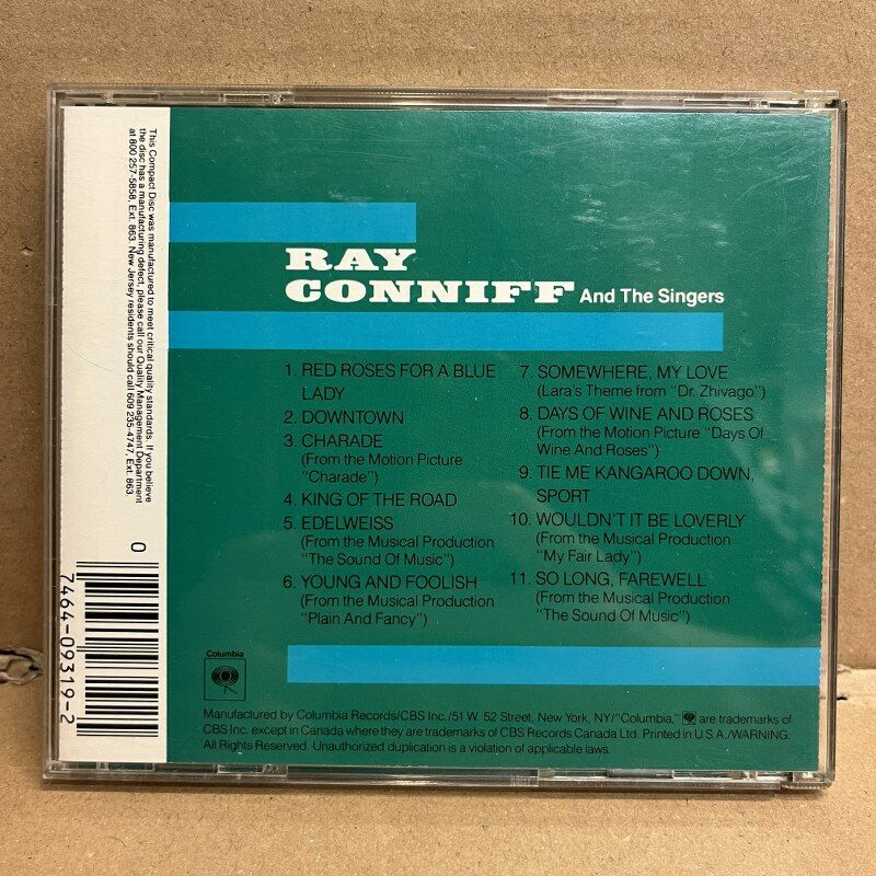 RAY CONNIFF AND THE SINGERS – SOMEWHERE MY LOVE AND OTHER GREAT HITS (1966) - CD 2.EL