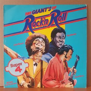 THE GIANTS OF ROCK'N ROLL / LITTLE RICHARD, FATS DOMINO, CHUCK BERRY - LP YERLİ BASKI 2.EL PLAK