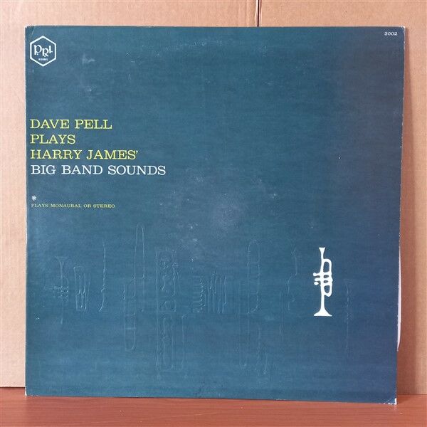 DAVE PELL'S BIG BAND – PLAYS HARRY JAMES' BIG BAND SOUNDS (1960) - LP 2.EL TRANSPARENT MARBLED YELLOW PLAK