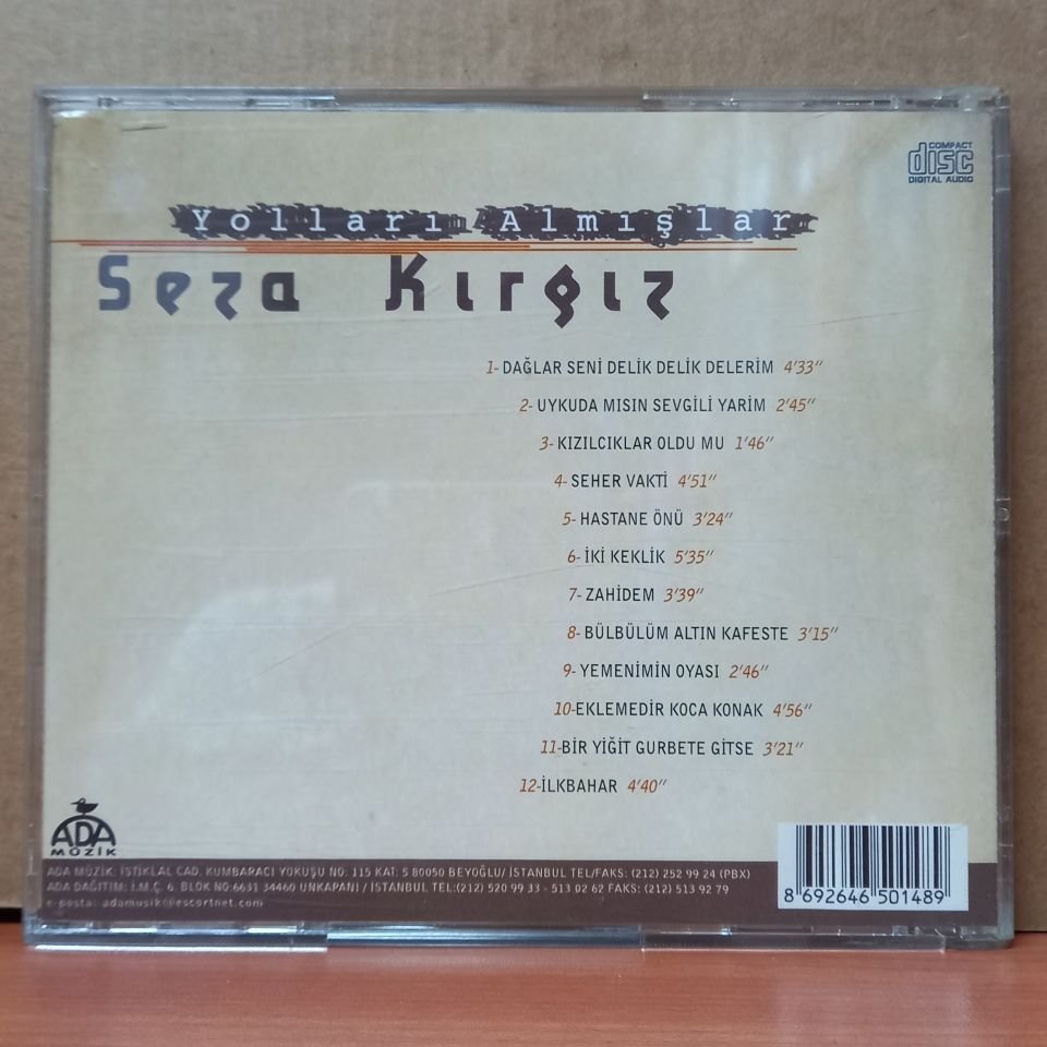 SEZA KIRGIZ - YOLLARI ALMIŞLAR (1999) - CD 2.EL