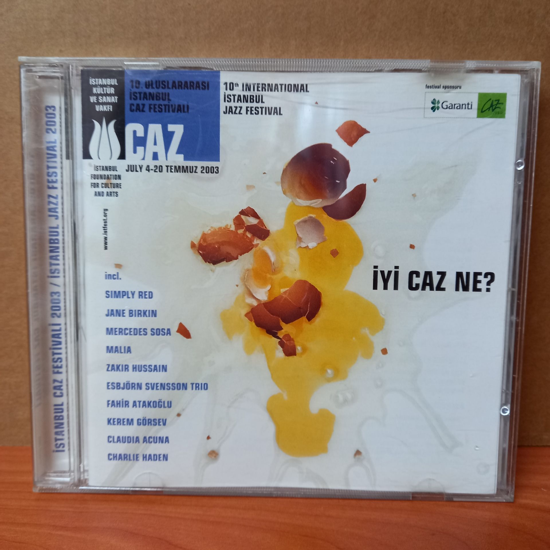 10. ULUSLARARASI İSTANBUL CAZ FESTİVALİ (2003) - CD 2.EL