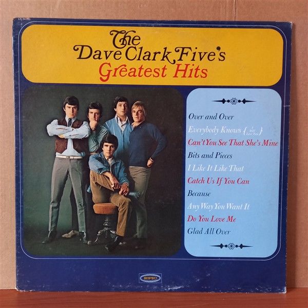 THE DAVE CLARK FIVE – THE DAVE CLARK FIVE'S GREATEST HITS (1966) - LP 2.EL PLAK