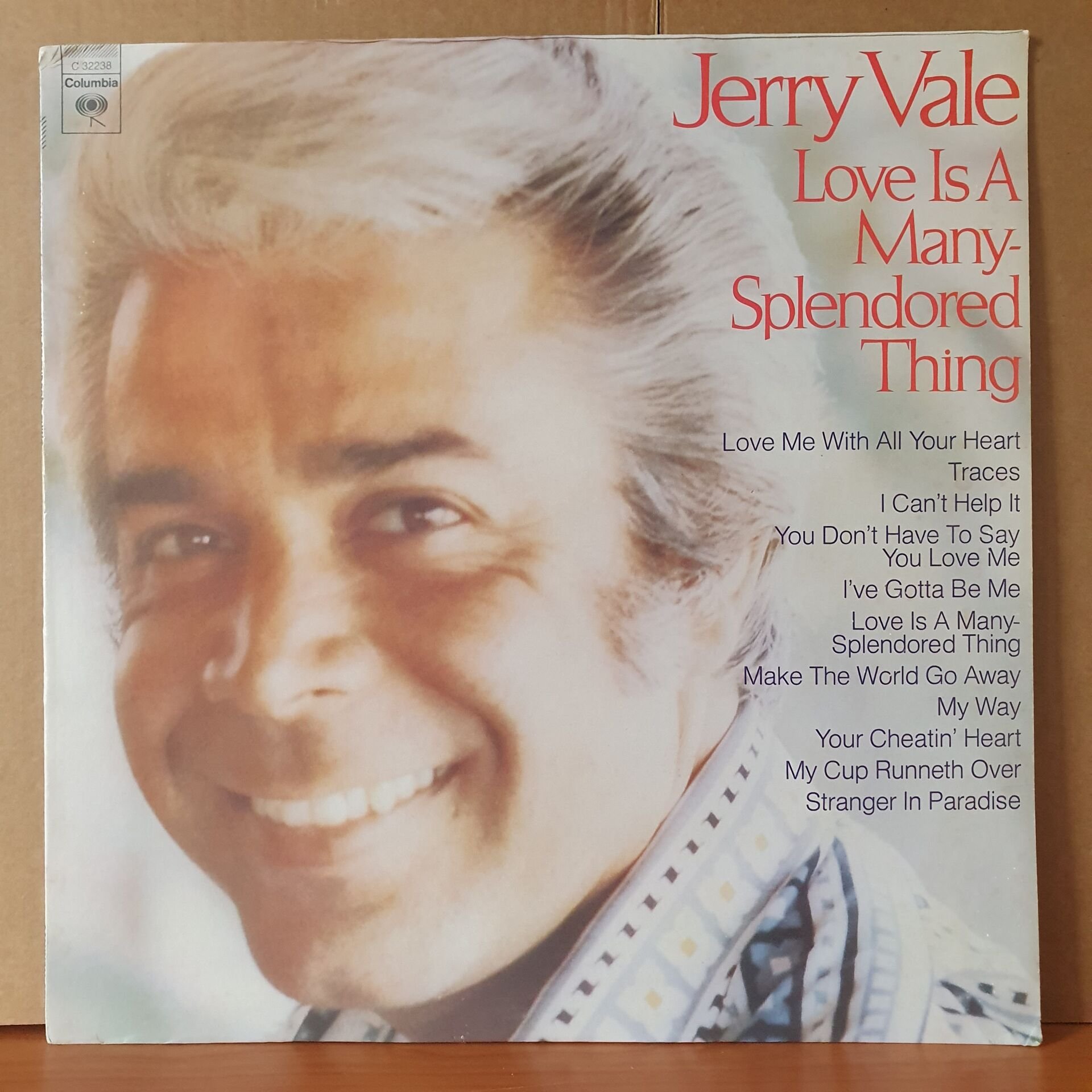 JERRY VALE - LOVE IS A MANY-SPLENDORED THING (1973) - LP 2.EL PLAK